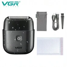 VGR Shaver Electric Waterproof Portable Mini Razor Metal Rechargeable Travel Shaver For Man V-340 - Multicolor - View 9