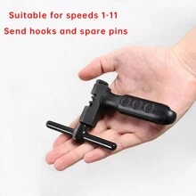 Bicycle Chain Cutter Repair Tool, Suitable For 1-11 Speed Mountain Bike & Road Bike Chain Disassembly - Black - View 5