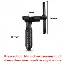 Bicycle Chain Cutter Repair Tool, Suitable For 1-11 Speed Mountain Bike & Road Bike Chain Disassembly - Black - View 6