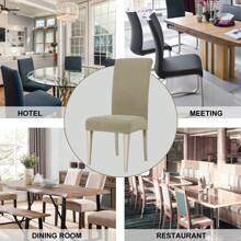 Ystyle Chair Covers With Backrest 6 Pieces, Stretch Chair Covers Living Room Kitchen, Universal Stretch Chair Covers, Modern Anti-Scratch Cat Chair Covers - Khaki - View 8