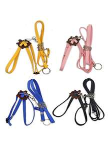 1 dây dắt rùa đi dạo sáng tạo, dây dắt thằn lằn, dây dắt thú cưng nhỏ đi dạo, dây dắt cổ thú cưng, dây dắt rùa đi dạo, dây dắt rùa đa năng đeo ngực lưng - Nhiều màu - Xem 8