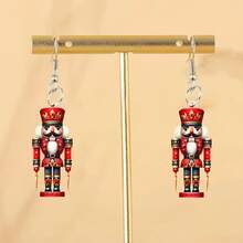 2个2D立体老鼠王耳环 - 圣诞派对完美之选 - 平面设计 - DIY饰品