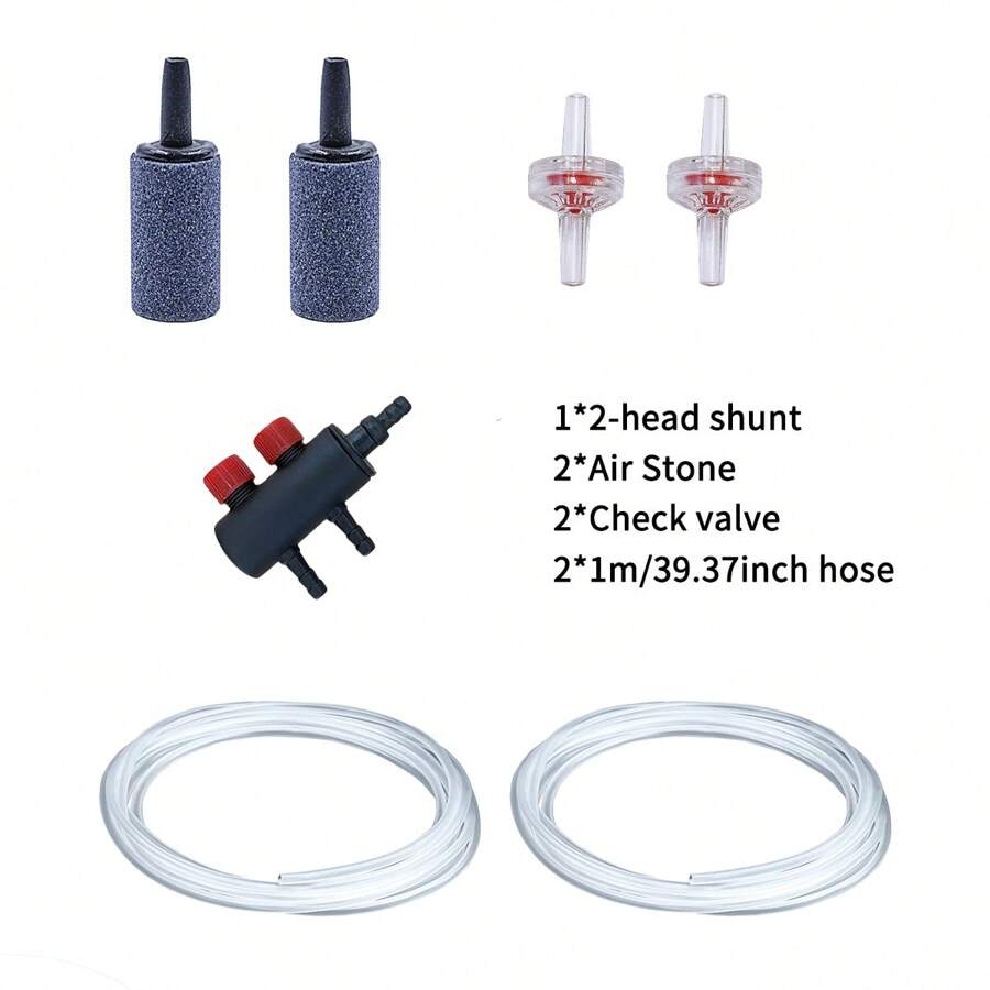 Aquarium Air Pump Accessories Kit Standard For Fish Tank, Tube, Air