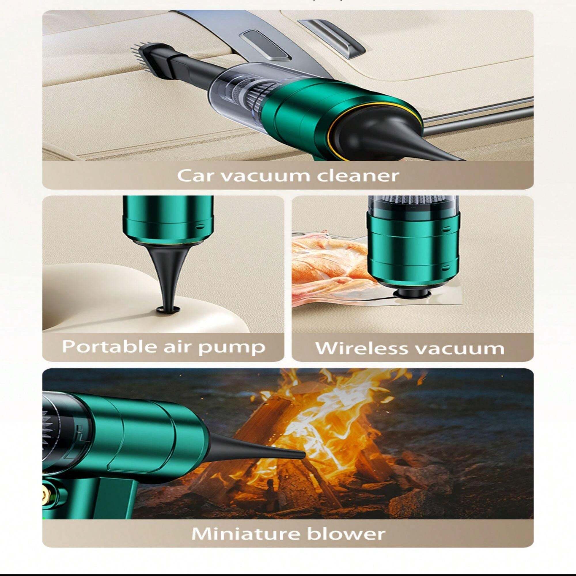 Aspirateur Portable Masyrt Sans Fil - Multifonction Pour Maison Et Voiture