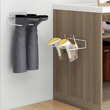 1 pieza Soporte único no perforado para guardar botas de otoño/invierno - Diseñado en metal duradero para ahorrar espacio en el armario, dormitorio y sala, maximizando la conservación del espacio - Multicolor - Ver 3