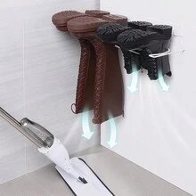 1 pieza Soporte único no perforado para guardar botas de otoño/invierno - Diseñado en metal duradero para ahorrar espacio en el armario, dormitorio y sala, maximizando la conservación del espacio - Multicolor - Ver 4