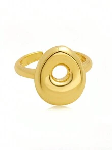 1 chiếc nhẫn 26 chữ cái tiếng Anh có thể điều chỉnh, dành cho nữ, chất liệu đồng, phù hợp để đeo hàng ngày, đi nghỉ và dự tiệc, quà tặng tùy chỉnh và cá nhân hóa cho ngày lễ, sinh nhật và kỷ niệm - nhẫn - Xem 45