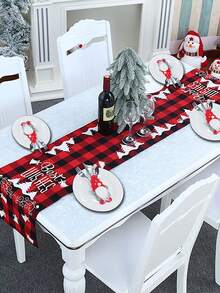 1 Bộ đồ ăn Rudolph với mũ đỏ và râu trắng Ông già lùn Quả bóng Giáng sinh Dao, nĩa và đũa được cá nhân hóa Trang trí thích hợp cho tiệc cưới tại nhà khách sạn - Nhiều màu - Xem 9