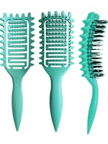 1 件卷发造型刷，2024 新款通风发刷，塑造和定义女性卷发，用于梳理和塑造的卷发造型刷，减少拉扯和卷发分离，打造明确的卷发，适合所有头发类型