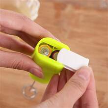1 Piece Mini Portable Blender Coffee Milk Frother Whisk Foamer Battery Powered - Hijau - View 7