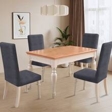 Ystyle Chair Covers With Backrest 6 Pieces, Stretch Chair Covers Living Room Kitchen, Universal Stretch Chair Covers, Modern Anti-Scratch Cat Chair Covers - Dark Grey - View 3