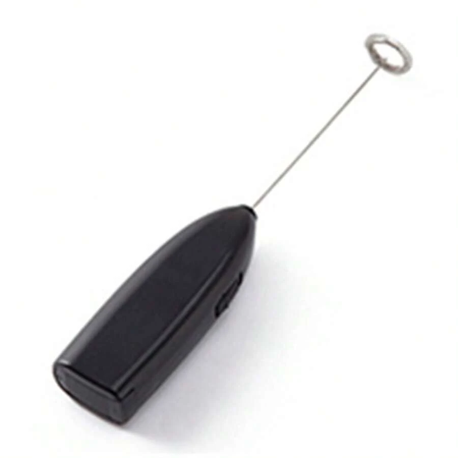 1 Piece Mini Portable Blender Coffee Milk Frother Whisk Foamer Battery Powered - Hitam - View 1