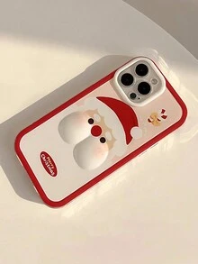 Ốp lưng điện thoại GUCADI 1 chiếc chủ đề ngày lễ mùa đông, tương thích với Apple iPhone 16/15/14/13/12/11/X Series - Nhiều màu - Xem 3