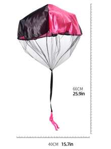 1pc, 3pcs, 6pcs Parachute Toy - Tangle-Free Flying Outdoor Parachute For Small Outdoor Toy, Throwing Toy Parachute Flying Toy - Hand Thrown Parachute Toy - View 4