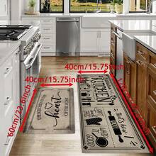 1 件家居装饰抗疲劳地垫、厨房地毯 - 防水、防滑、可洗，适用于入口、卧室、客厅、走廊、洗衣房、浴室入口 - 彩色 - 查看 14