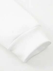 2 件套男士休闲字母和图形印花圆领运动衫和抽绳腰运动裤套装 - 彩色 - 查看 3