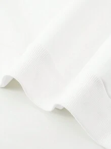 2 件套男士休闲字母和图形印花圆领运动衫和抽绳腰运动裤套装 - 彩色 - 查看 4