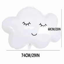 8 个可爱独角兽气球，适合生日派对、节日派对场景装饰 - 獨角獸8件套 - 查看 6