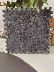 12块室内毛绒床可拼接地毯垫卧室客厅阳台等场景家用裁剪加绒 - 彩色 - 查看 5