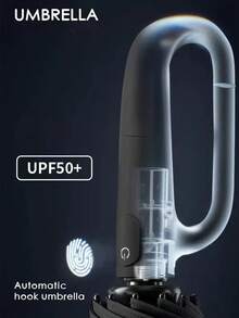 1PC 10 Bone Automatic Buckle Oversized Fully Automatic Umbrella, Thickened And Reinforced Men's/Women's Foldable Sun Protection Umbrella For Both Rain And Sunshine | Foldable, Reinforced Thickened Sunshade & Student Umbrella(Pay Attention To The Size And Weight Of The Product)