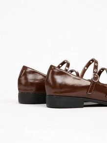 Szerokie płaskie buty, modne uniwersalne płaskie buty codzienne/do pracy