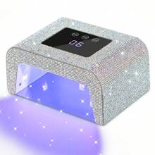 UV Light For Gel Nails Beginner Led Nail Light For Gel Nails Diamond UV Nail Lamp With 3 Timer Setting Touch Control & Auto Sensor, Quick Dry Nail Dryer Curing Lamp For Salon & Home
