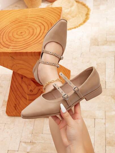 Plus Size Wide Width Flat Casual Slip-On Loafers, Versatile Commuter Shoes