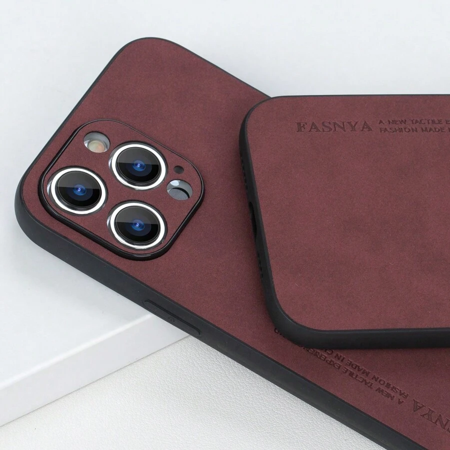 Quà tặng thời trang 3D chất lượng cao cho chị em, Ốp điện thoại silicon mềm chống sốc chống nước tương thích với Iphone, Redmi, OPPO - Màu Đỏ Sâu - Xem 1