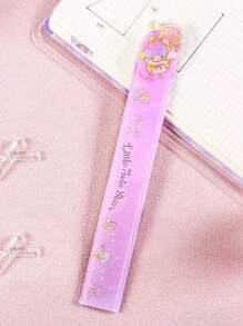 Sanrio 1pc Ruler Hello Kawaii Kitty Kuromi My Melody Cinnamoroll Cartoon 15cm Ruler Kawaii Stationery Back To School Season Gift