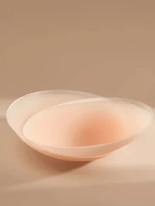 2 Miếng Dán Núm Vú Nhỏ Vô Hình 10CM, Nâng Ngực Liền Mạch Và Chống Chảy Xệ, Miếng Dán Ngực Bằng Silicon Thích Hợp Cho Váy Cưới, Đồ Lót Nữ Và Phụ Kiện Đồ Lót - Màu be - Xem 6