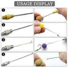 Carp Fishing Accessories 4 In 1 Bait Needles Tool Kit Pellet Pulle For Carp Fishing Terminal Tackle Equipment Chod Ronnie Rigs - Multicolor - View 6