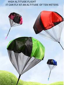 1pc, 3pcs, 6pcs Parachute Toy - Tangle-Free Flying Outdoor Parachute For Small Outdoor Toy, Throwing Toy Parachute Flying Toy - Hand Thrown Parachute Toy - View 10