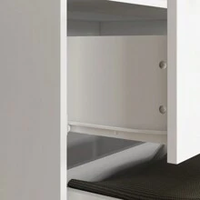 ECACAD Wardrobe Armoire Freestanding Closet Clothes Storage Cabinet Organizer With 2 Drawers And 4 Doors