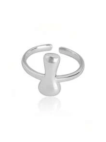 1 chiếc nhẫn 26 chữ cái tiếng Anh có thể điều chỉnh, dành cho nữ, chất liệu đồng, phù hợp để đeo hàng ngày, đi nghỉ và dự tiệc, quà tặng tùy chỉnh và cá nhân hóa cho ngày lễ, sinh nhật và kỷ niệm - nhẫn - Xem 51