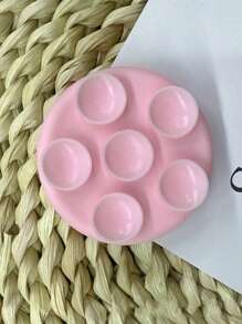 6pcs Round Shaped Silicone Suction Phone Holder Rings, Retractable Foldable Cute Portable Multi-Function Phone Stand - Multicolor - View 16