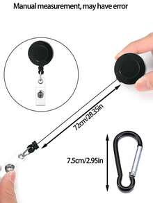 Dây đeo huy hiệu leo núi dễ thương có thể thu vào với kẹp kim loại, bảy kiểu dây đeo huy hiệu ngoài trời vui nhộn cho chìa khóa móc chìa khóa, quà tặng tuyệt vời cho văn phòng, bệnh viện, phòng thí nghiệm, cho bác sĩ, y tá, nhân viên - Nhiều màu - Xem 2