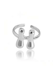 1 chiếc nhẫn 26 chữ cái tiếng Anh có thể điều chỉnh, dành cho nữ, chất liệu đồng, phù hợp để đeo hàng ngày, đi nghỉ và dự tiệc, quà tặng tùy chỉnh và cá nhân hóa cho ngày lễ, sinh nhật và kỷ niệm - nhẫn - Xem 56