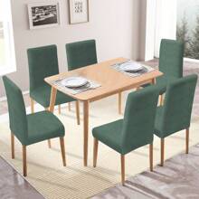 YSTYLE Stoelhoezen met rugleuning 2/4/6 stuks, stretch stoelhoezen voor woonkamer keuken, universele stretch stoelhoezen, moderne anti-kras stoelhoezen voor katten