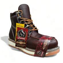 INDUSTRIAL USE BOOT FOR MEN GENUINE LEATHER FLOTHER DOUBLE DENSITY SOLE COMFORTABLE APACHE - Coffee - View 5