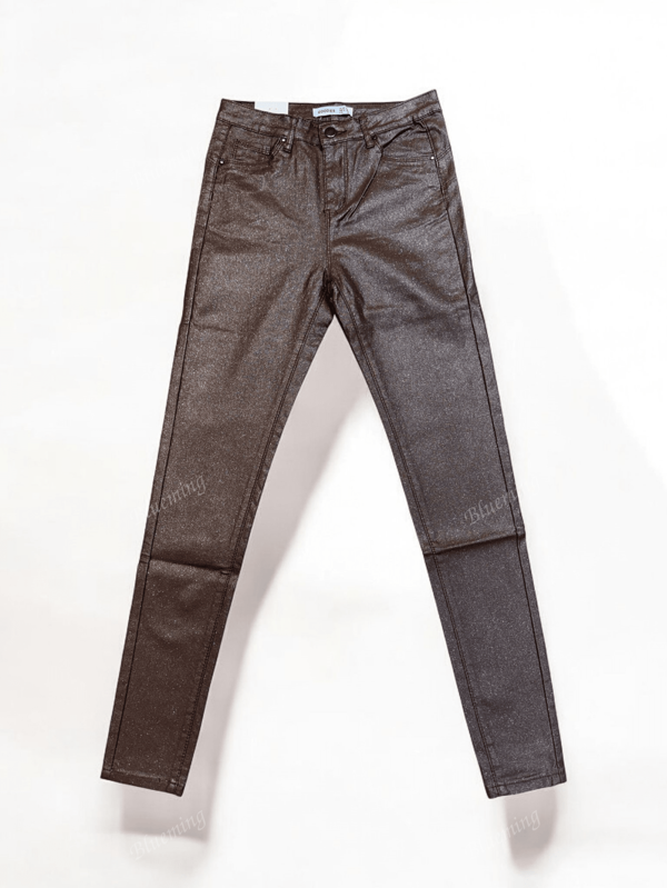 Legging Brilhante De Cintura Alta