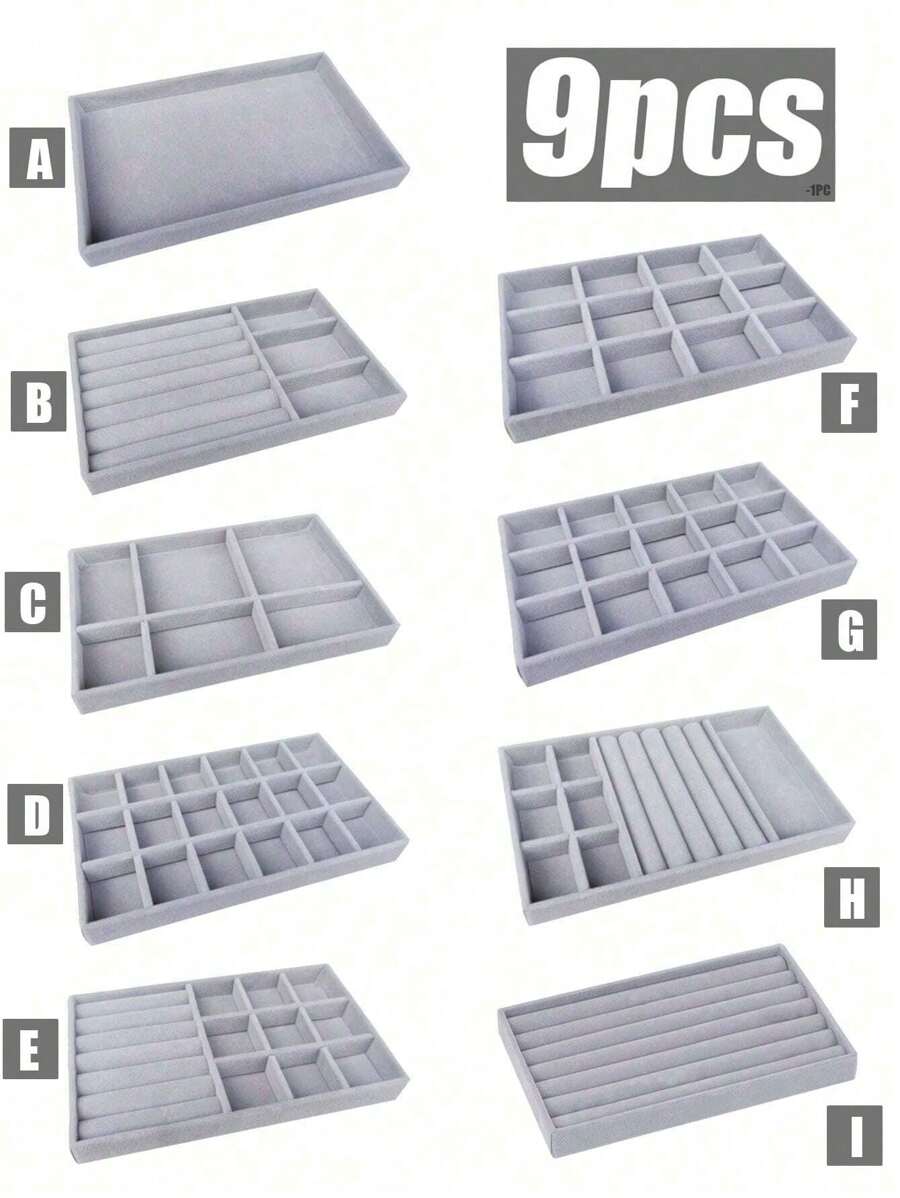 Khay đựng trang sức nhung 9 trong 1, Khay đựng đồ có ngăn kéo, Hộp đựng nhẫn, Khay xếp chồng, Hộp đựng trang sức dung lượng lớn với các ngăn riêng biệt, Giá trưng bày trang sức xếp chồng cho bông tai, dây chuyền, vòng tay, nhẫn, kẹp tóc, băng đô, túi đựng mỹ phẩm, túi đựng đồ trang điểm, hộp đựng đồ trang điểm, túi đựng mỹ phẩm, hộp đựng đồ trang điểm, túi đựng đồ vệ sinh cá nhân, hộp đựng đồ dùng trên bàn làm việc, túi đựng mỹ phẩm, túi đựng đồ trang điểm, hộp đựng đồ trang điểm, túi đựng đồ trang điểm, hộp đựng trang sức, túi đựng, hộp đựng cọ trang điểm, hộp đựng cọ, hộp đựng nước hoa, túi đựng, quà tặng Giáng sinh, trang trí phòng.