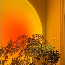 Lampada da proiezione del tramonto, luce del tramonto, luce notturna, regalo di compleanno, decorazione per la casa