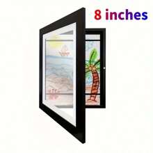 1 Set Magnetic Front Open Changeable Picture Frames, For Poster, Photo, Painting, Picture Display, Home Office Decor, Wall Mounted, Suitable For Valentine's Day, New Year Decoration
