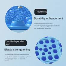 Foot Massage Mat, Foot Reflexology Walk Pad For Adults, Soft Silicone Foot Massager - Multicolor - View 6