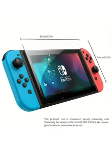 2 Packungen, kratzfester, explosionsgeschützter Schalterbildschirmschutz, Vollflächenabdeckung, einfache Montage, HD-klar, blasenfrei, kratzfest, splitterfestes gehärtetes Glas Bildschirmschutz, ultra-hochauflösend. Geeignet als Geschenk zu Geburtstag/Ostern/Weihnachten/für Familie/Freunde/Jungen/Freundinnen