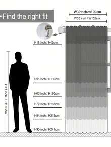 1pc Christmas Ball & Element Pattern Premium Decorative Curtain Rod Pocket Sheer Curtain, All Season Use, Suitable For Outdoor, Gazebo, Bedroom, Kitchen, Office, Study, Living Room - Semi-Sheer - Multicolor - View 3