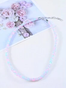 1 chiếc vòng phụ kiện tóc đính đá nhiều màu có thể điều chỉnh, thích hợp để trang trí mũ (Không bao gồm mũ) - Nhiều màu - Xem 17