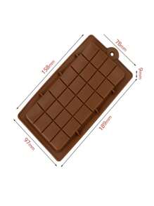 1 Peça Molde de Barra de Chocolate de Silicone Ultrafino e Versátil, Perfeito para o Natal, Páscoa, Halloween e Ação de Graças - Utensílio de Cozinha Ideal