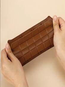1 Peça Molde de Barra de Chocolate de Silicone Ultrafino e Versátil, Perfeito para o Natal, Páscoa, Halloween e Ação de Graças - Utensílio de Cozinha Ideal