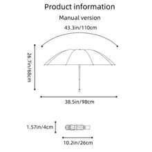 8 Ô gấp gọn họa tiết dễ thương, thích hợp cho ngày mưa và nắng, hoạt động ngoài trời và đi làm hàng ngày - Nhiều màu - Xem 3